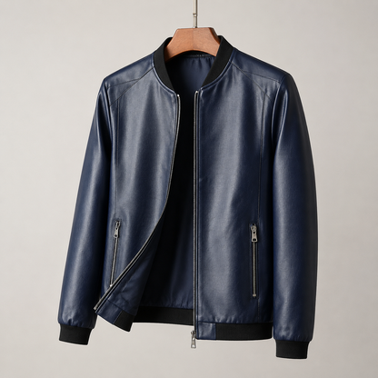 Domenico Leder-Bomberjacke