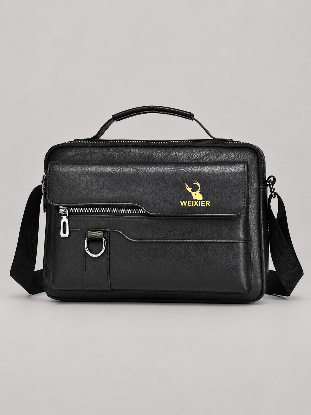 René Vintage-Crossbody-Tasche aus Kunstleder
