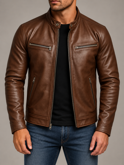 Guido Vintage-Lederjacke