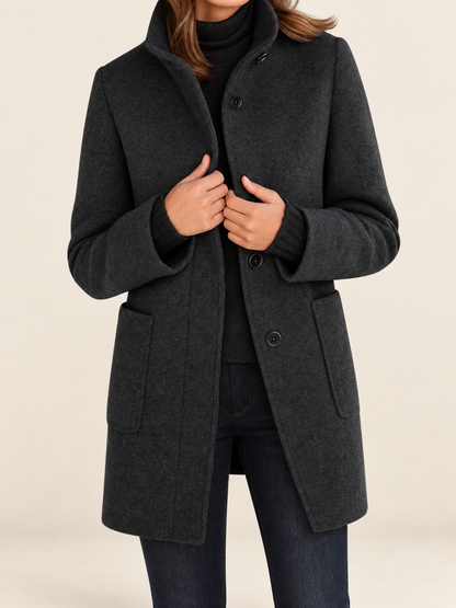 Nora Komfortjacke mit hohem Kragen