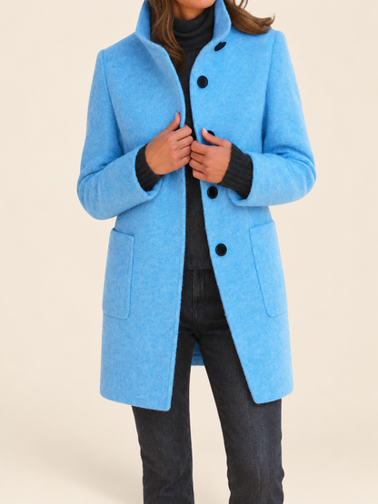 Nora Komfortjacke mit hohem Kragen