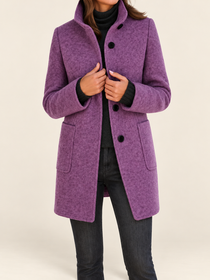 Nora Komfortjacke mit hohem Kragen