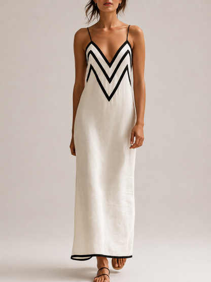 Elisa Chevron-Maxikleid