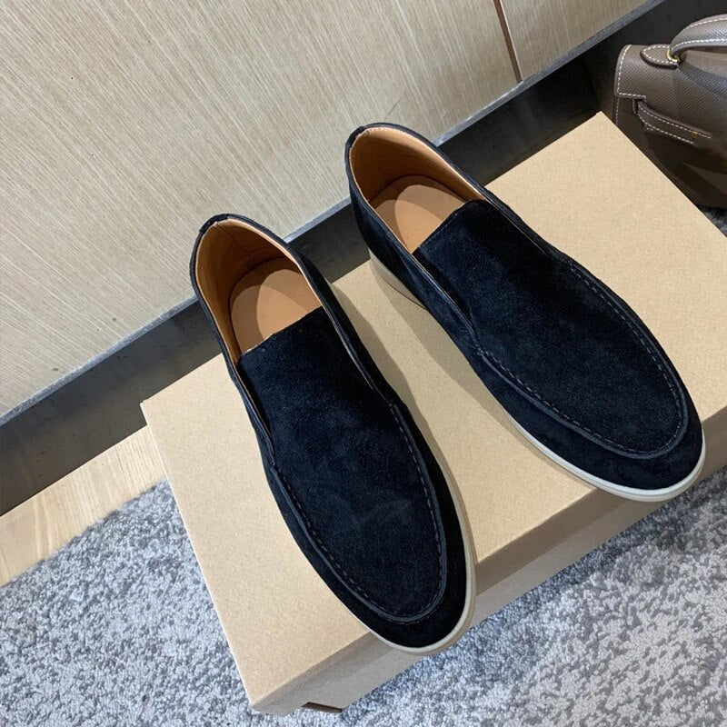 Klassische Loafer Einfarbig