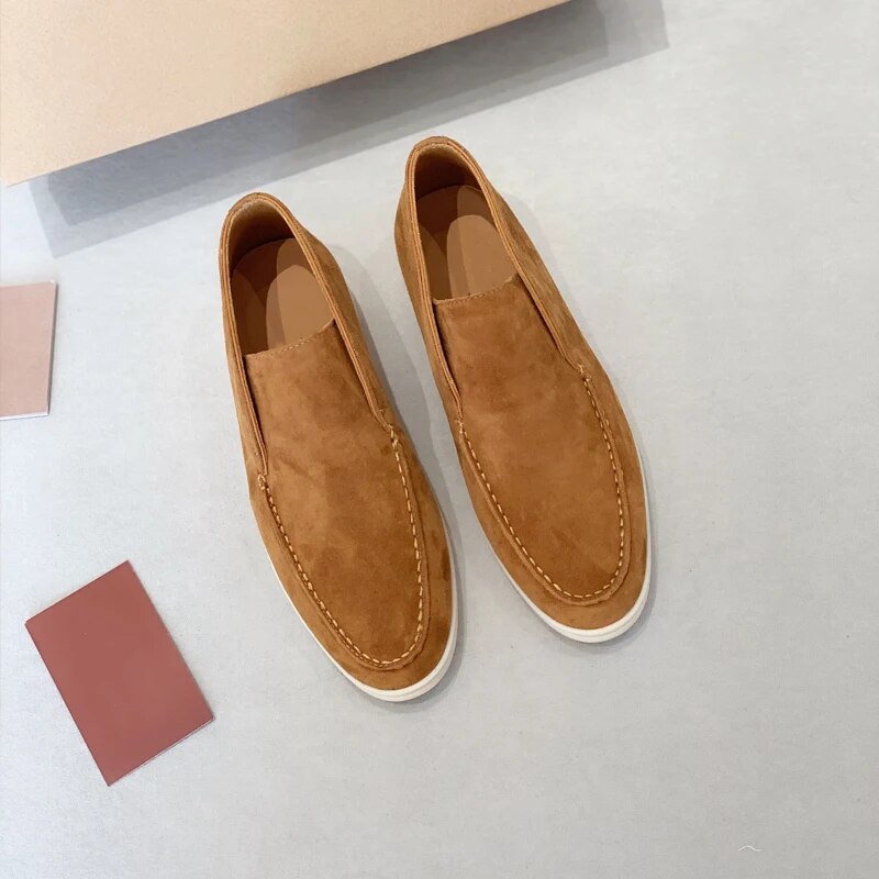 Klassische Loafer Einfarbig