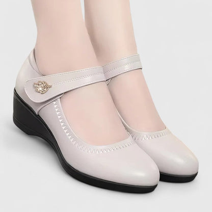 Élise Keilabsatz Riemchenschuhe