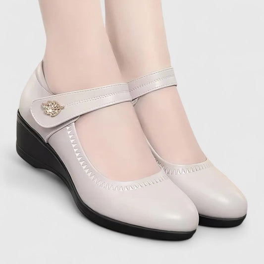 Élise Keilabsatz Riemchenschuhe