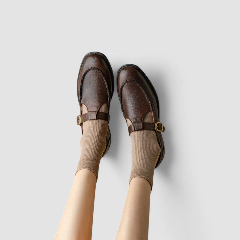 Nathalie Eckige Loafer