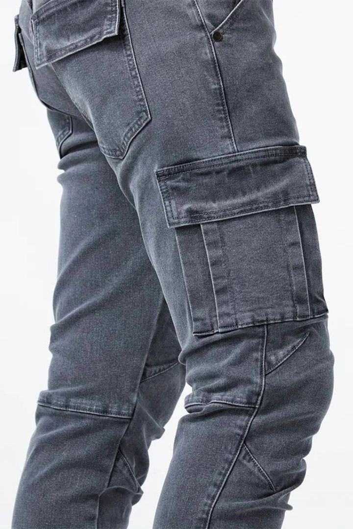 Elastische Cargo Jeans