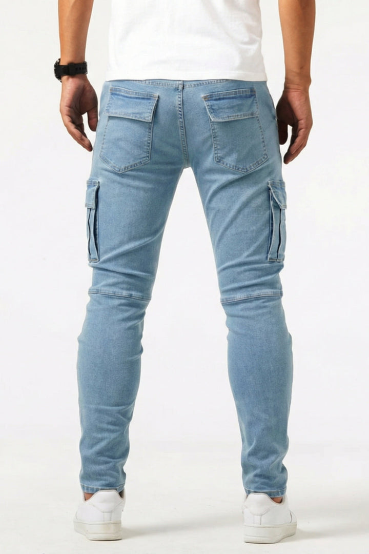 Elastische Cargo Jeans