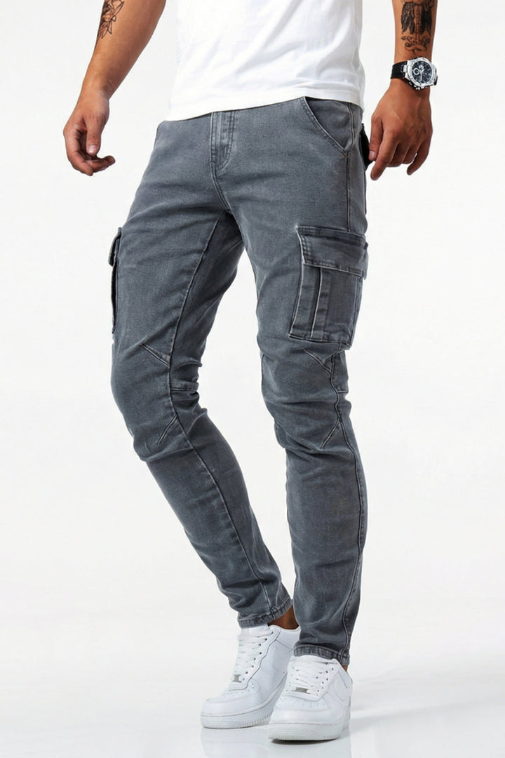 Elastische Cargo Jeans