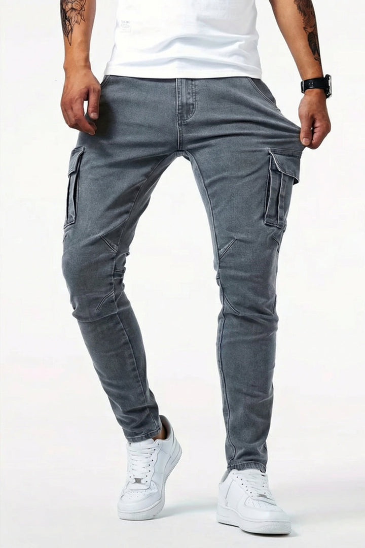 Elastische Cargo Jeans