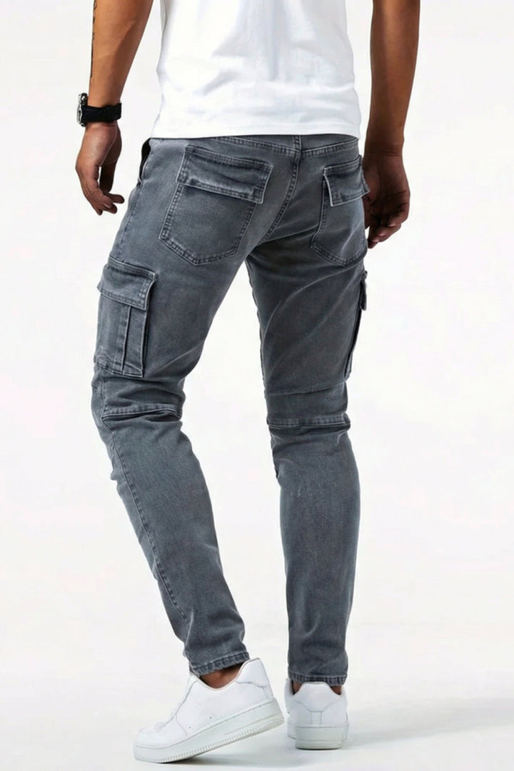 Elastische Cargo Jeans