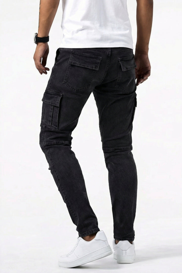 Elastische Cargo Jeans