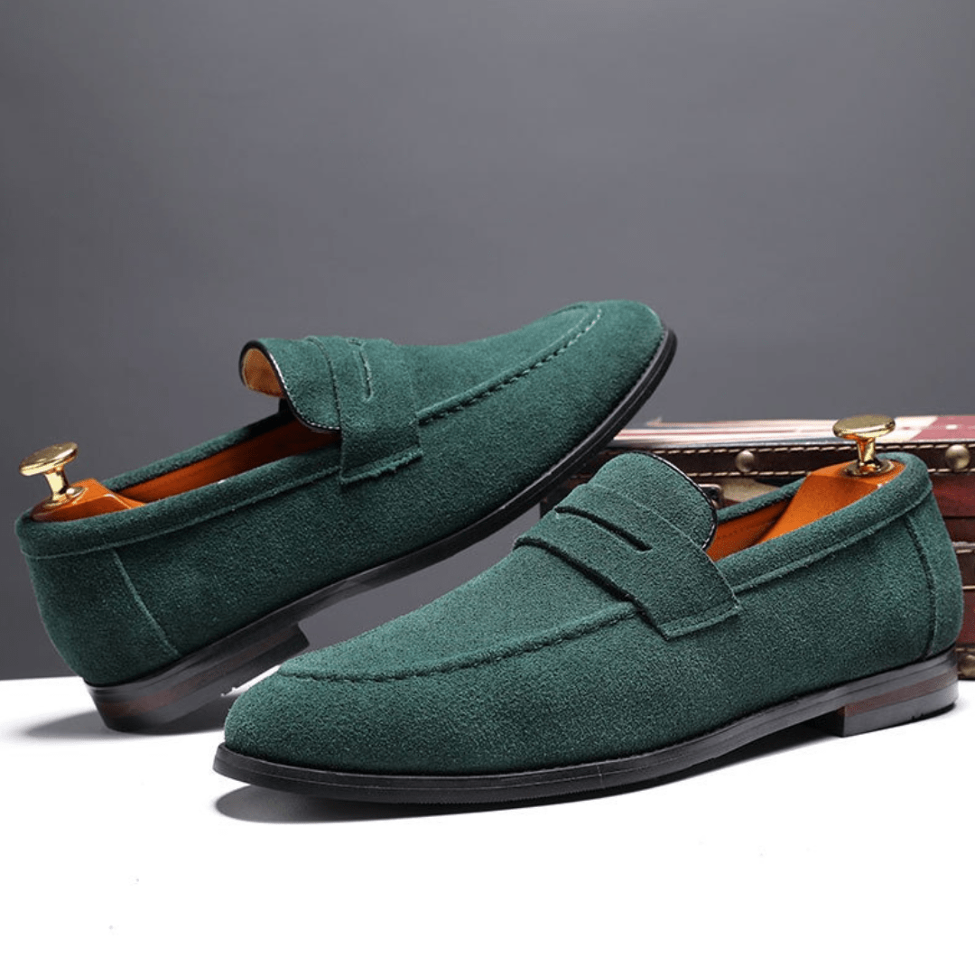Wildleder Penny-Loafer