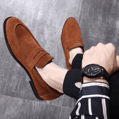 Wildleder Penny-Loafer