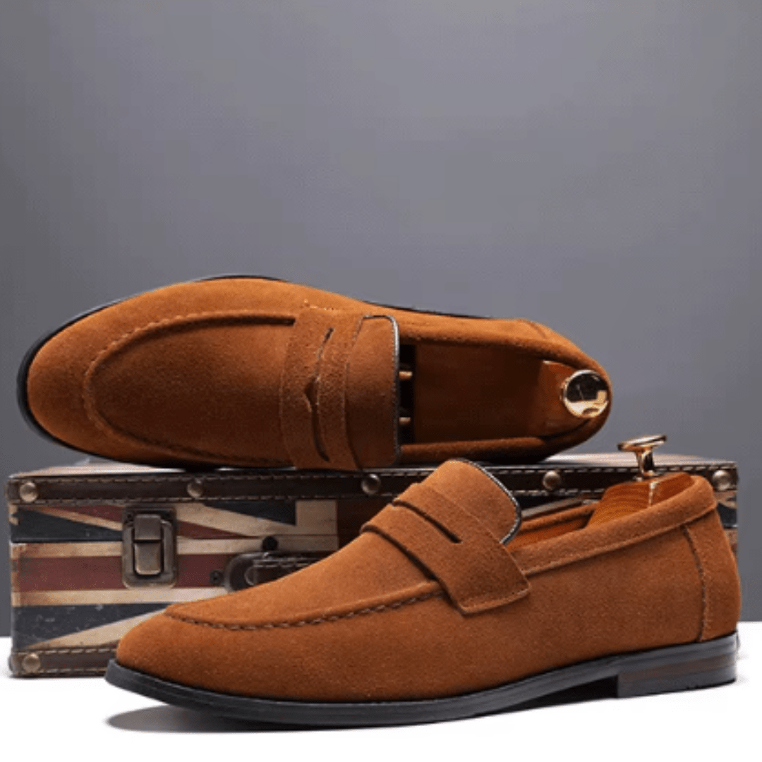 Wildleder Penny-Loafer