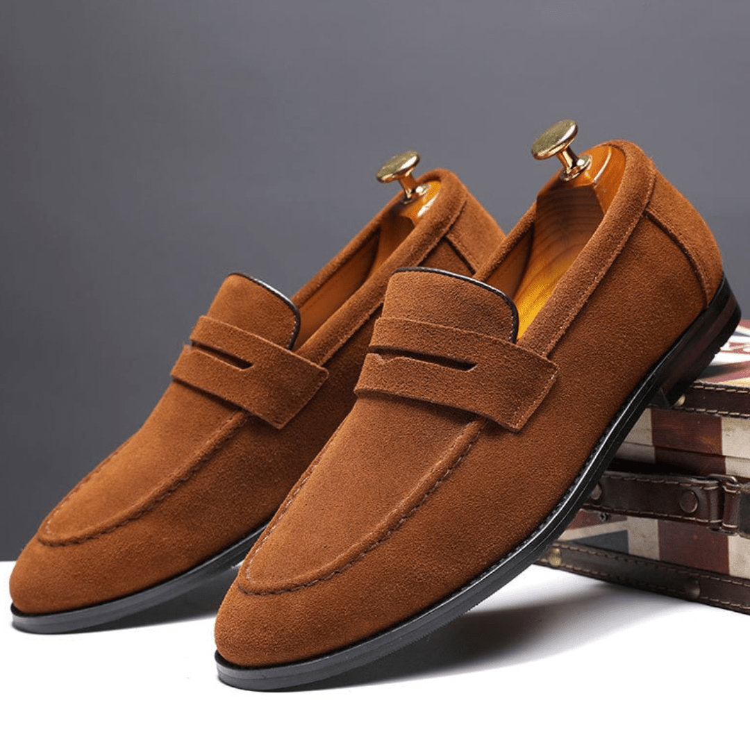 Wildleder Penny-Loafer