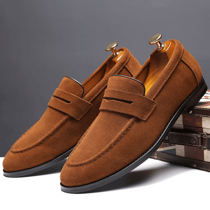 Wildleder Penny-Loafer