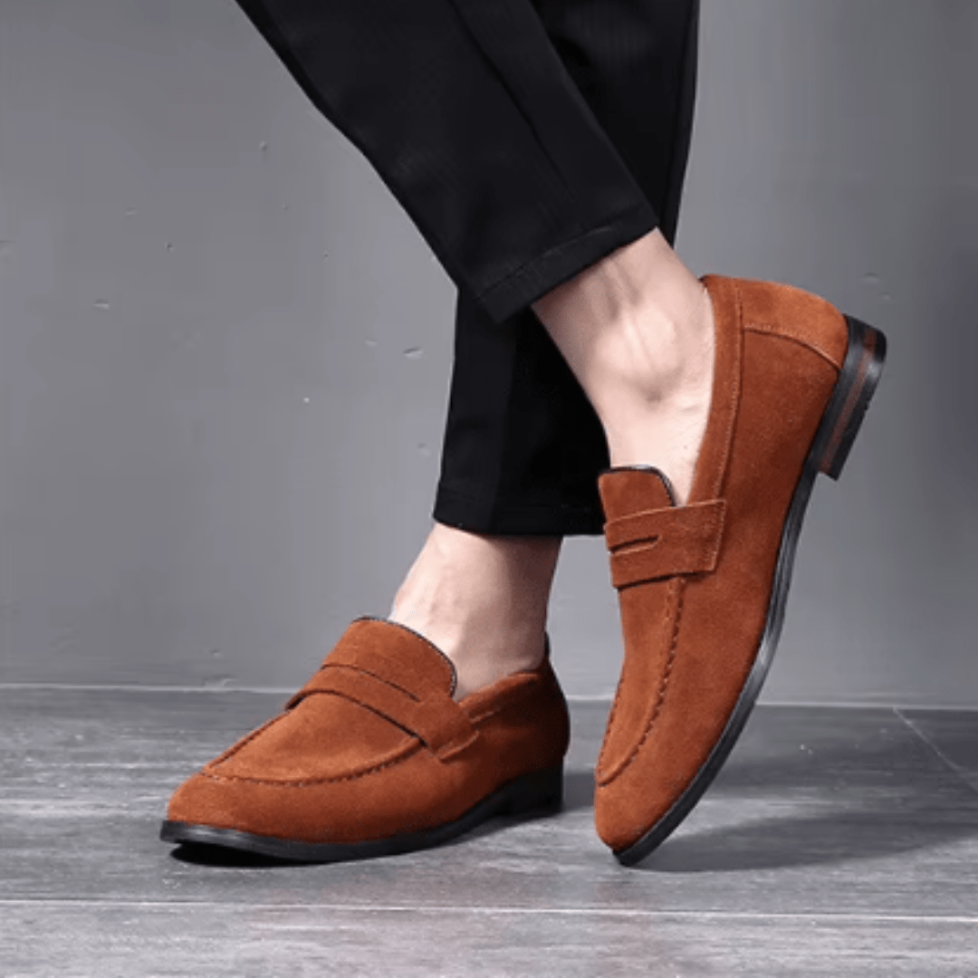 Wildleder Penny-Loafer