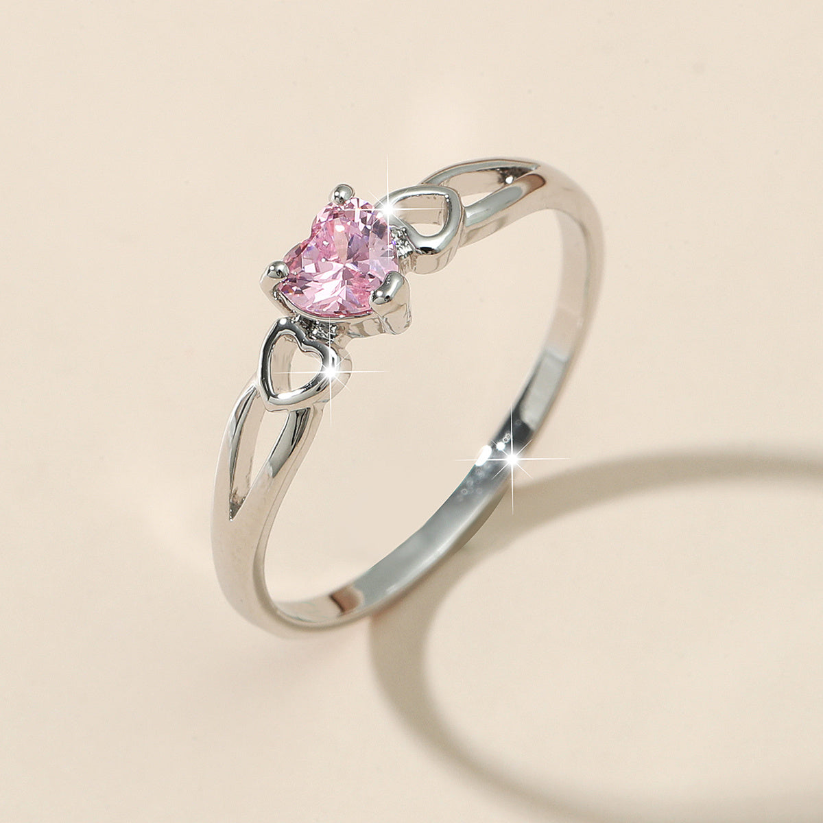 Rosalie Ring mit Herzzirkonia