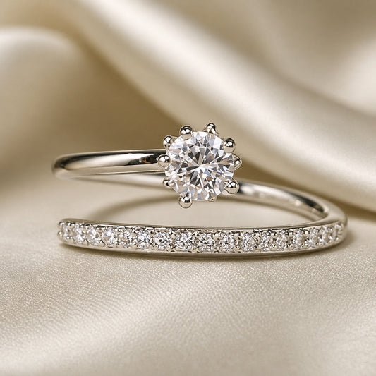 Glow-Ring mit Zirkonia