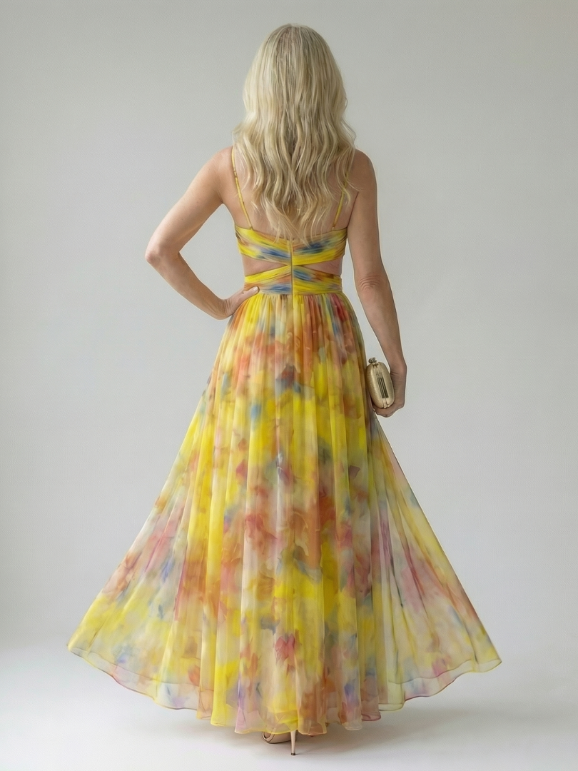 Isel Soft Wrap Maxi Kleid
