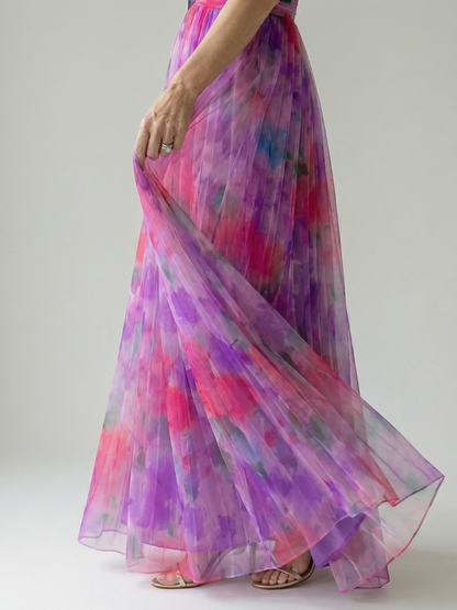 Isel Soft Wrap Maxi Kleid