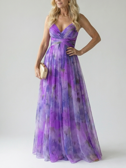 Isel Soft Wrap Maxi Kleid