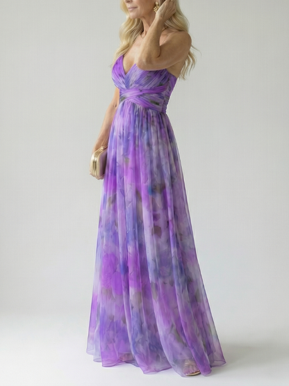 Isel Soft Wrap Maxi Kleid
