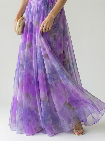 Isel Soft Wrap Maxi Kleid