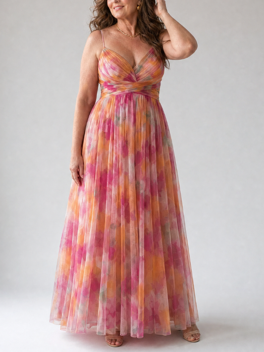 Isel Soft Wrap Maxi Kleid