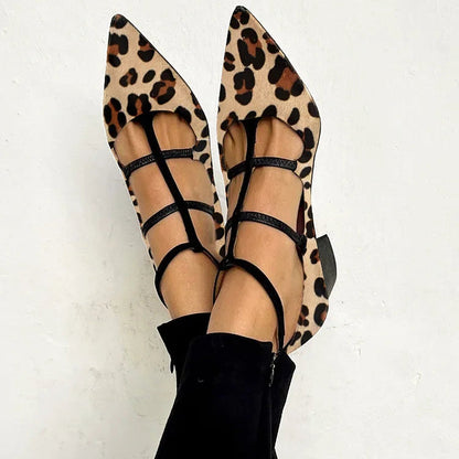 Franca Pumps Leo-Riemen