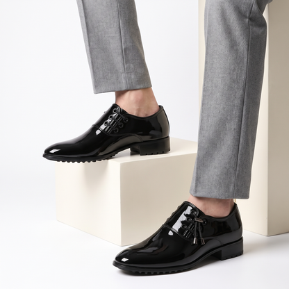 Lackleder-Businessschuhe
