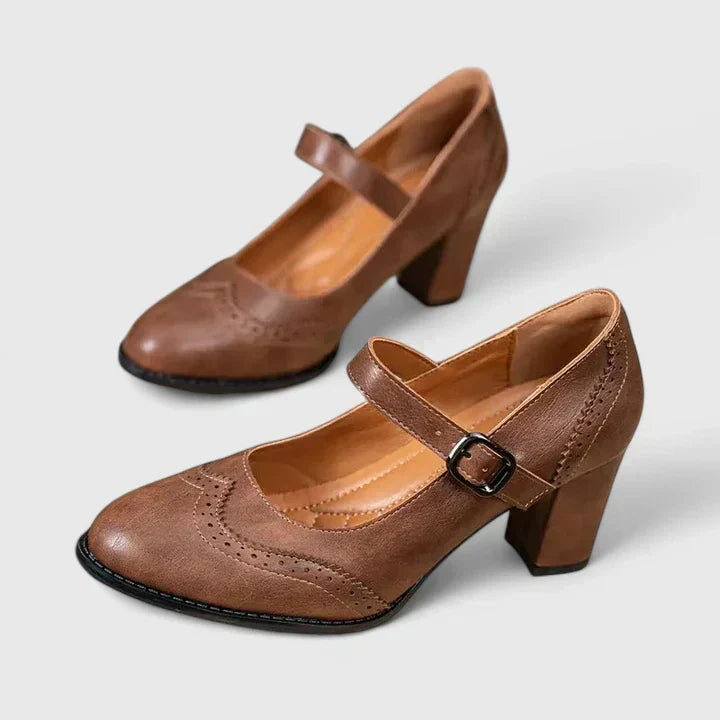 Brigitte Stiefelabsatz-Loafer