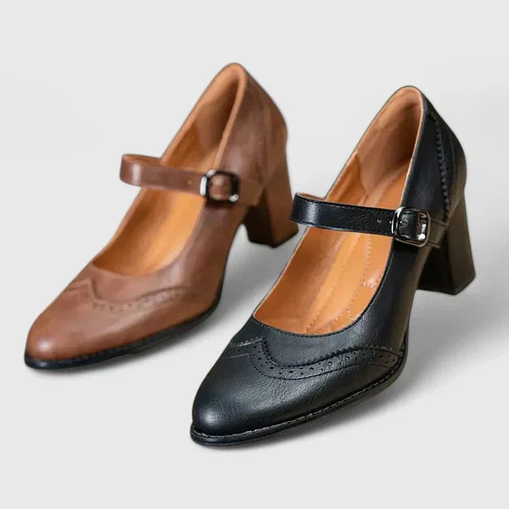 Brigitte Stiefelabsatz-Loafer