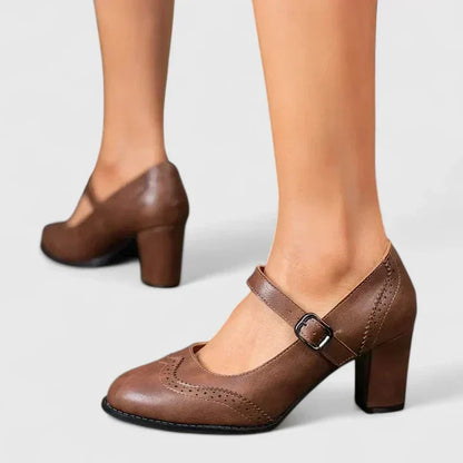 Brigitte Stiefelabsatz-Loafer