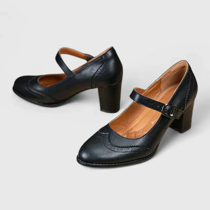 Brigitte Stiefelabsatz-Loafer