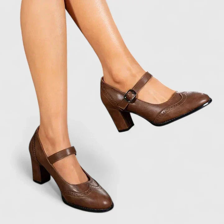 Brigitte Stiefelabsatz-Loafer