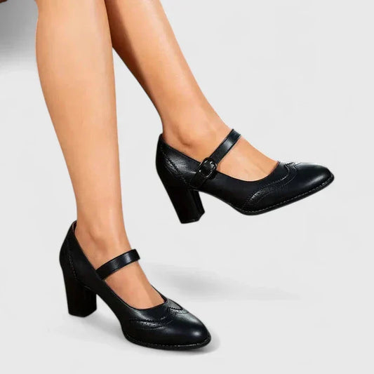 Brigitte Stiefelabsatz-Loafer