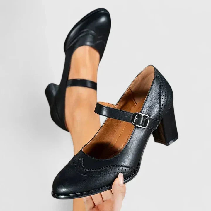 Brigitte Stiefelabsatz-Loafer