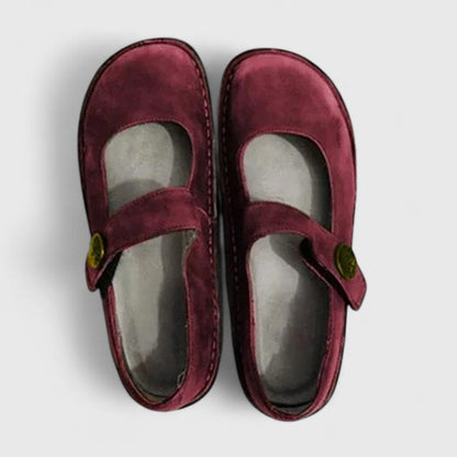 Monique Patiniertes Leder-Loafer
