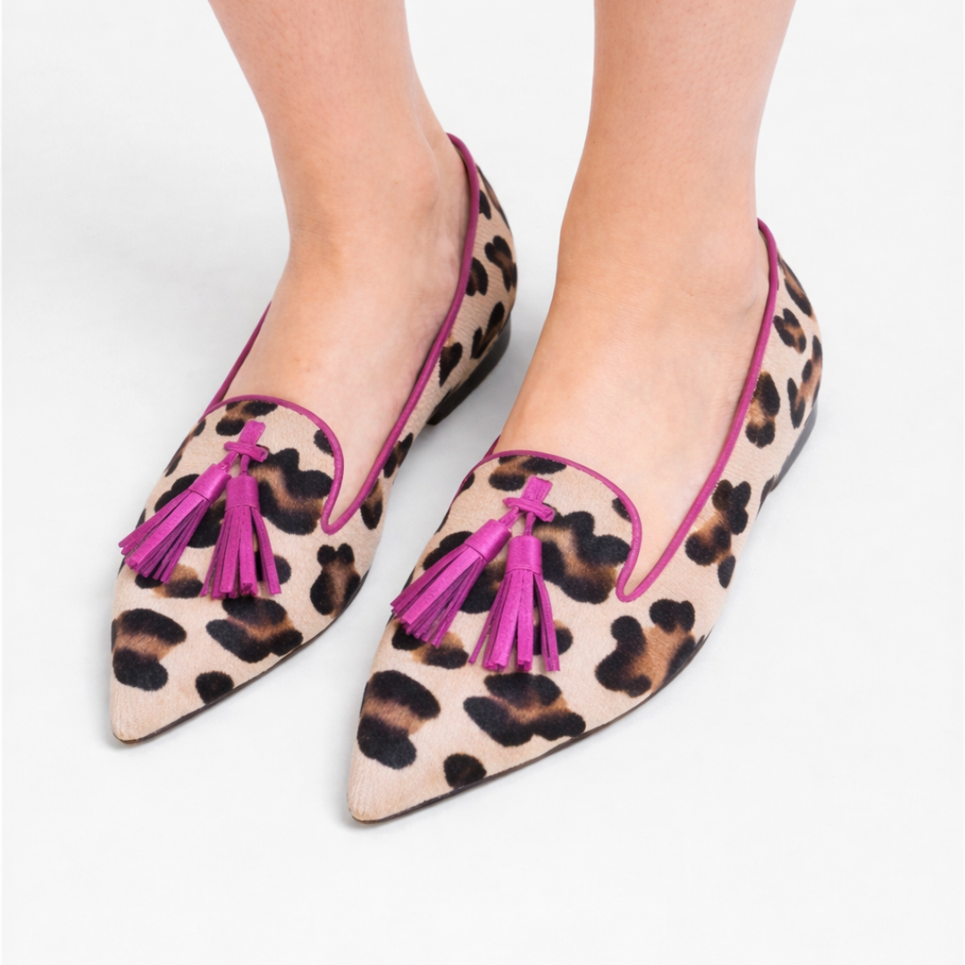 Mirella Leo-Print Loafer