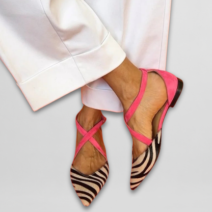 Ornella Ballerinas mit Riemen