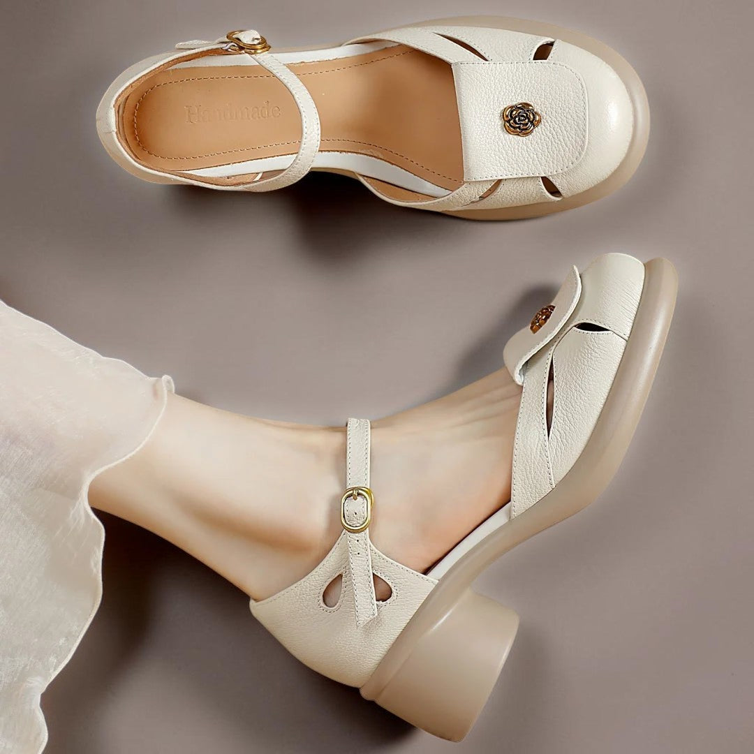 Claire Plateau-Riemensandalen
