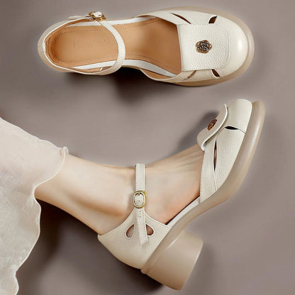 Claire Plateau-Riemensandalen