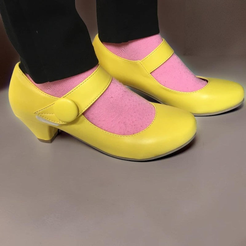 Monique Blockabsatz-Riemchenschuh