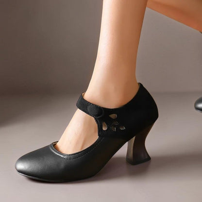 Camille Wildleder-Knöchelriemenpumps