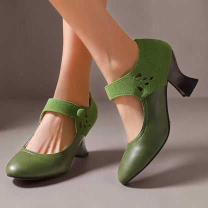 Camille Wildleder-Knöchelriemenpumps