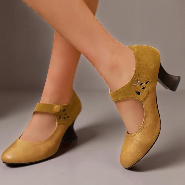 Camille Wildleder-Knöchelriemenpumps